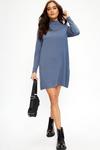 Dorothy Perkins Quilted High Neck Long Sleeve Mini Dress thumbnail 2