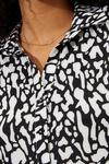 Dorothy Perkins Mono Animal Mini Shirt Dress thumbnail 5