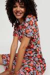 Dorothy Perkins Floral Mini Tshirt Dress thumbnail 1