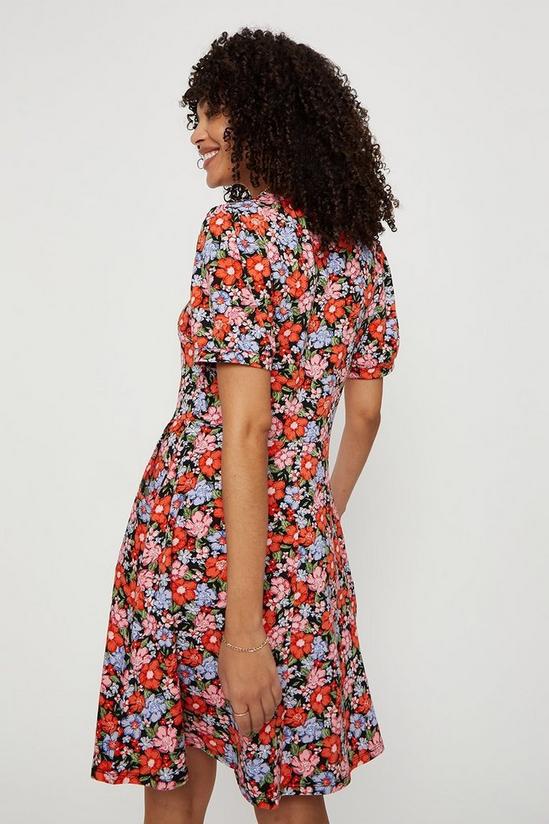 Dorothy Perkins Floral Mini Tshirt Dress 3