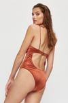 Dorothy Perkins Underwired High Shine Swimsuit thumbnail 3