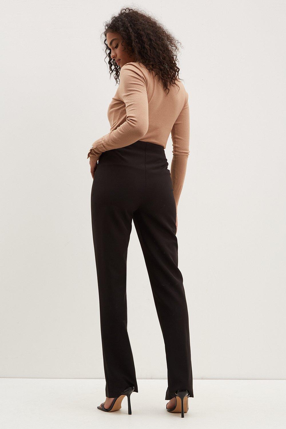 Tall black trousers sale