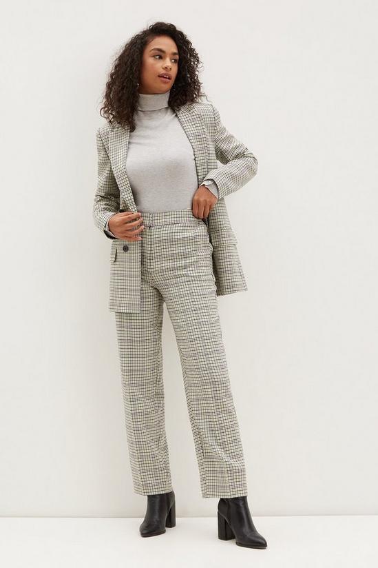 Dorothy Perkins Tall Check Crop Tailored Trousers 2