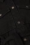 Dorothy Perkins Denim Quilted Belted Shacket thumbnail 5