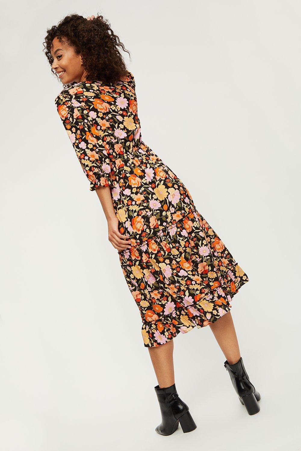 Dorothy perkins sale floral midi dress