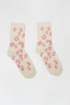 Dorothy Perkins Pink And White Leopard Socks thumbnail 1