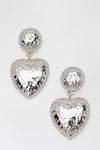 Dorothy Perkins Silver Heart Earrings thumbnail 1