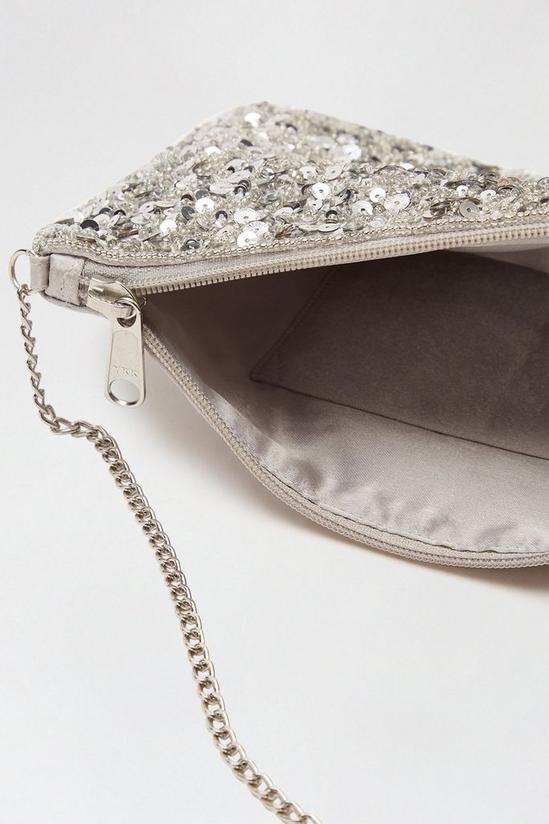 Dorothy Perkins Sequin Embellished Clutch Bag 4