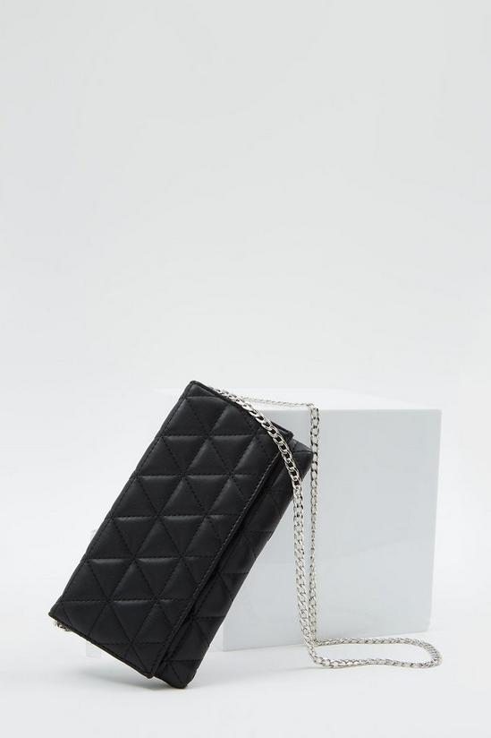 Dorothy Perkins Quilted Chain Handle Clutch 2