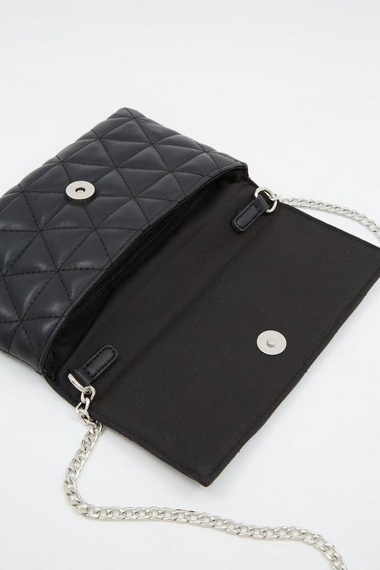 Dorothy Perkins Quilted Chain Handle Clutch 3