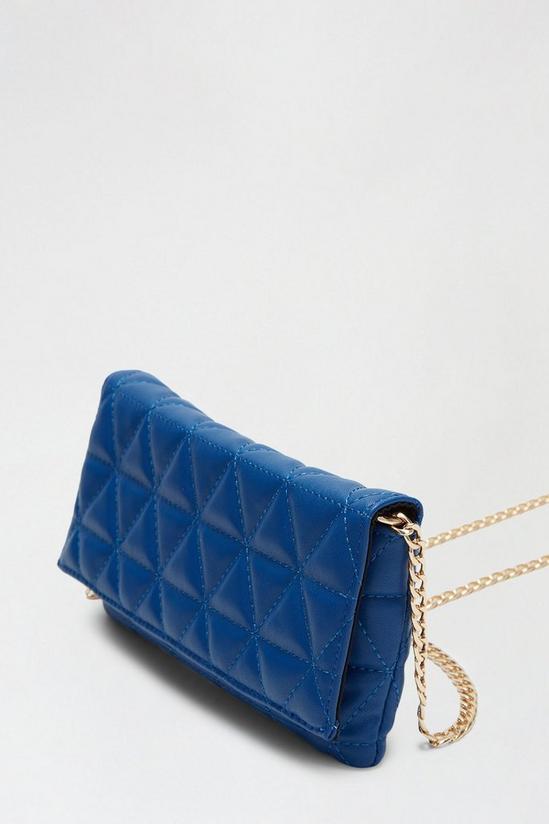 Dorothy Perkins Quilted Chain Handle Clutch 3