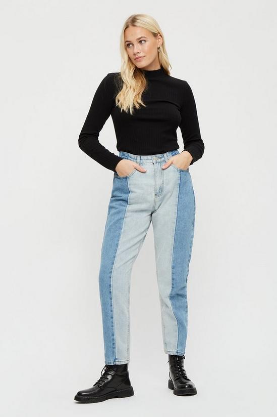 Dorothy Perkins Contrast Mom Jeans 1