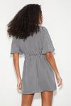 Dorothy Perkins Black Gingham Collar Mini Dress thumbnail 3