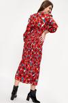 Dorothy Perkins Tall Floral Print Shirred Body Midaxi Dress thumbnail 3
