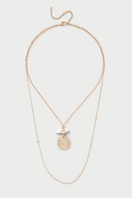 Dorothy Perkins Gold Multi Chain Necklace 1