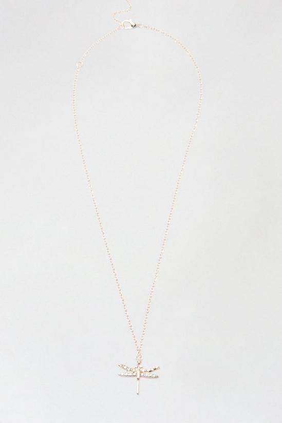 Dorothy Perkins Gold Delicate Dragonfly Detail Chain 1