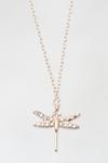 Dorothy Perkins Gold Delicate Dragonfly Detail Chain thumbnail 3