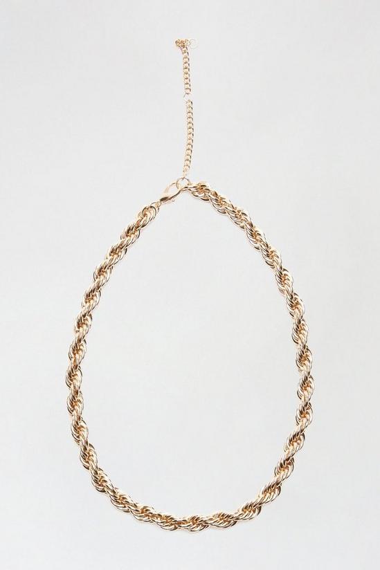 Dorothy Perkins Gold Twist Chain Necklace 1