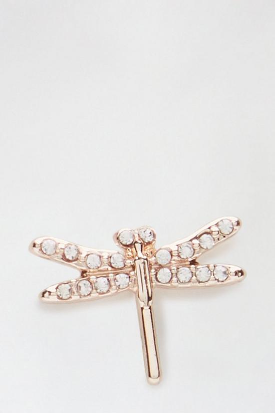 Dorothy Perkins Gold Dragonfly Studs 2