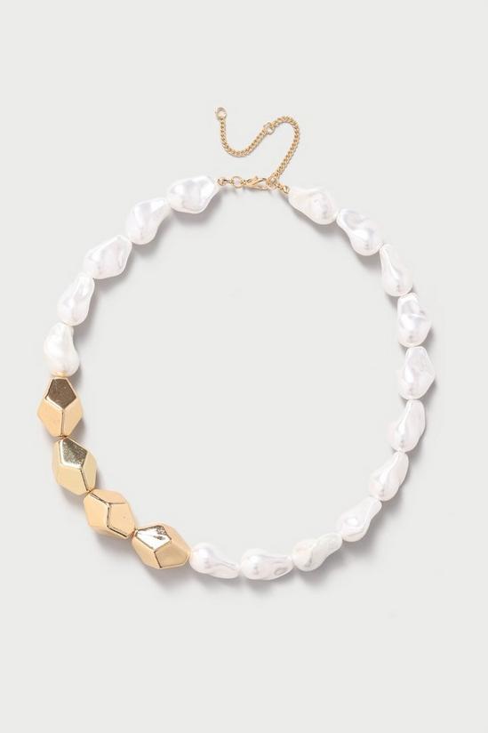 Dorothy Perkins Gold And Pearl Bracelet 1