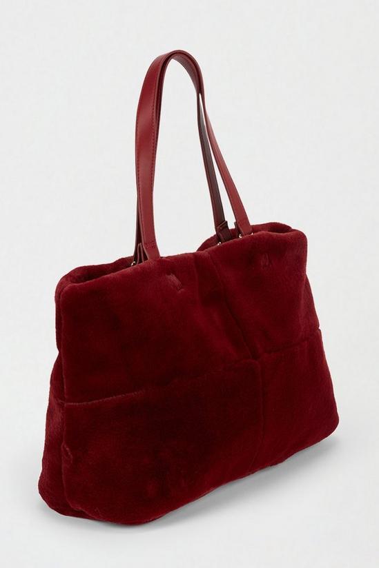 Dorothy Perkins Faux Fur Shopper Bag 3