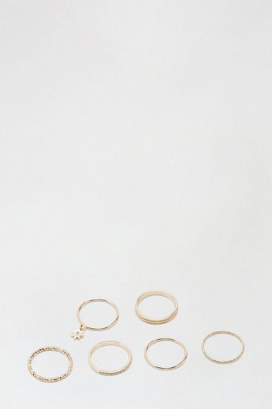 Dorothy Perkins Gold Multi Pack Stacking Rings 1