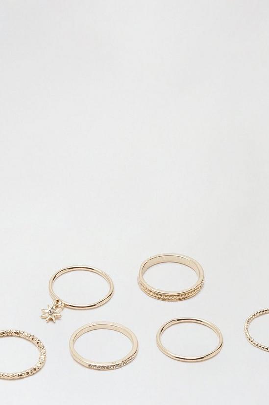 Dorothy Perkins Gold Multi Pack Stacking Rings 3