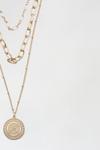 Dorothy Perkins Gold Multi Layer Chain Necklace thumbnail 2
