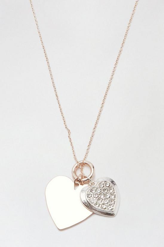 Dorothy Perkins Heart Charm Necklace 2
