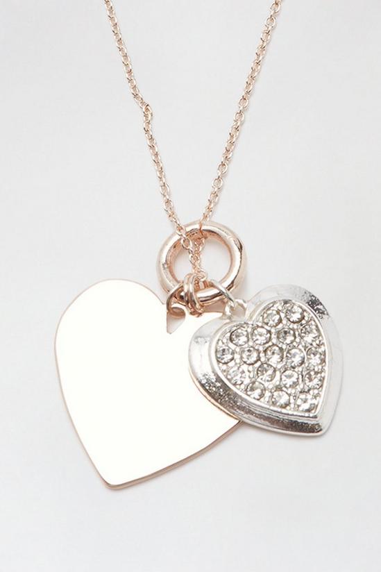 Dorothy Perkins Heart Charm Necklace 3