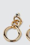 Dorothy Perkins Gold Link Chain Style Earrings thumbnail 3