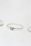 Dorothy Perkins Charm Diamante Ring Set thumbnail 3