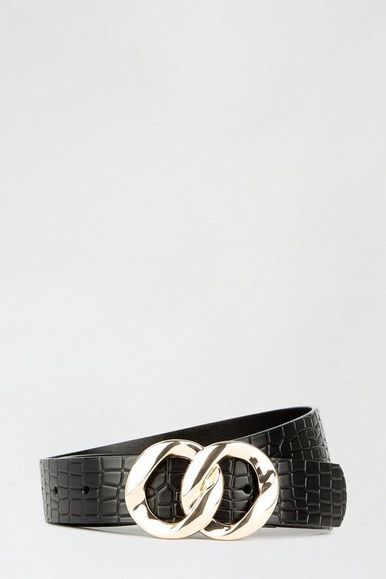 Dorothy Perkins Luxe Leather Double Circle Belt 1