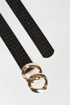 Dorothy Perkins Luxe Leather Double Circle Belt thumbnail 2