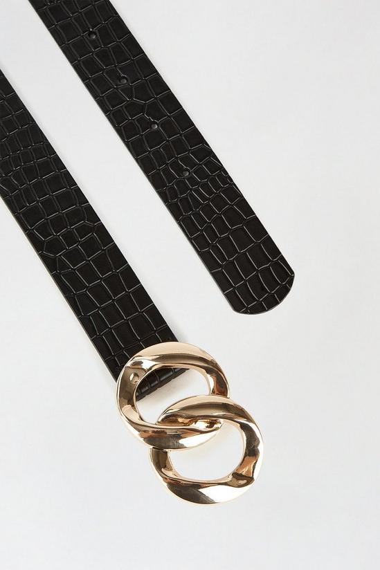 Dorothy Perkins Luxe Leather Double Circle Belt 2