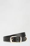 Dorothy Perkins Luxe Leather Hardware Keeper Belt thumbnail 1