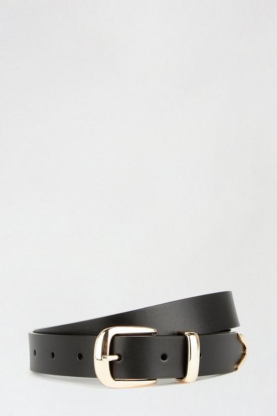 Dorothy Perkins Luxe Leather Hardware Keeper Belt 1