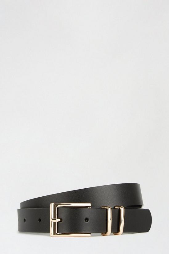 Dorothy Perkins Luxe Leather Square Buckle Belt 1