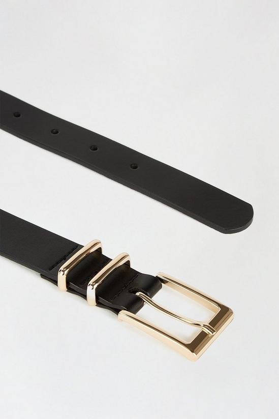 Dorothy Perkins Luxe Leather Square Buckle Belt 2