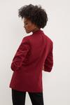Dorothy Perkins Tall Berry Ruched Sleeve Blazer thumbnail 3