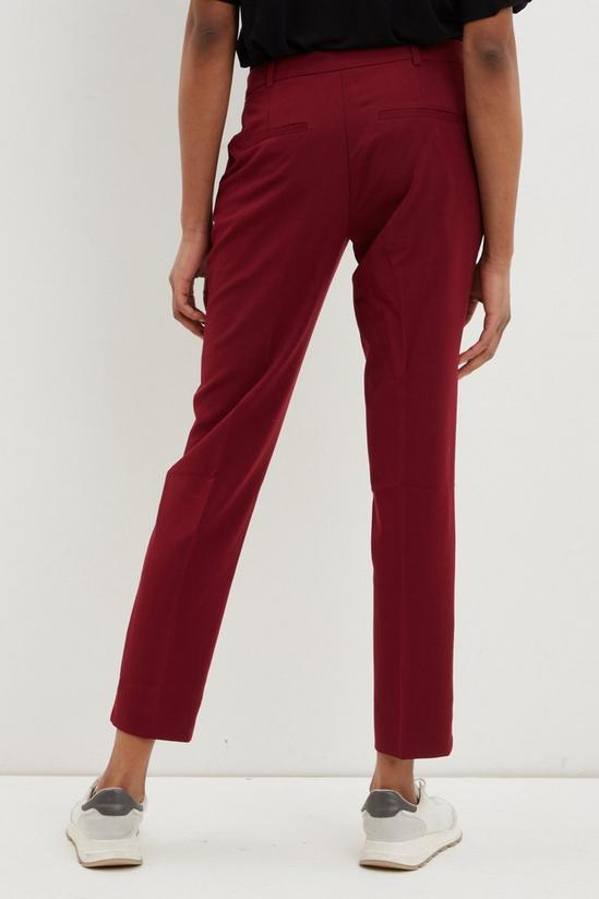 Dorothy Perkins Tall Berry Ankle Grazer Trousers 3