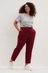 Dorothy Perkins Curve Berry Ankle Grazer Trousers thumbnail 1