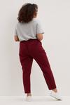Dorothy Perkins Curve Berry Ankle Grazer Trousers thumbnail 3