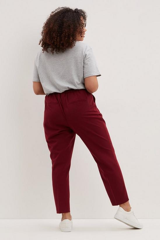 Dorothy Perkins Curve Berry Ankle Grazer Trousers 3
