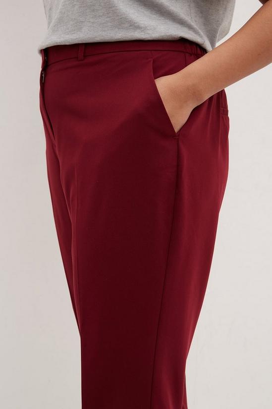 Dorothy Perkins Curve Berry Ankle Grazer Trousers 4
