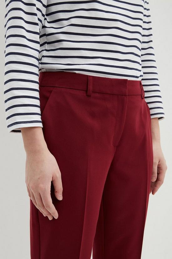 Dorothy Perkins Petite Berry Ankle Grazer Trousers 4