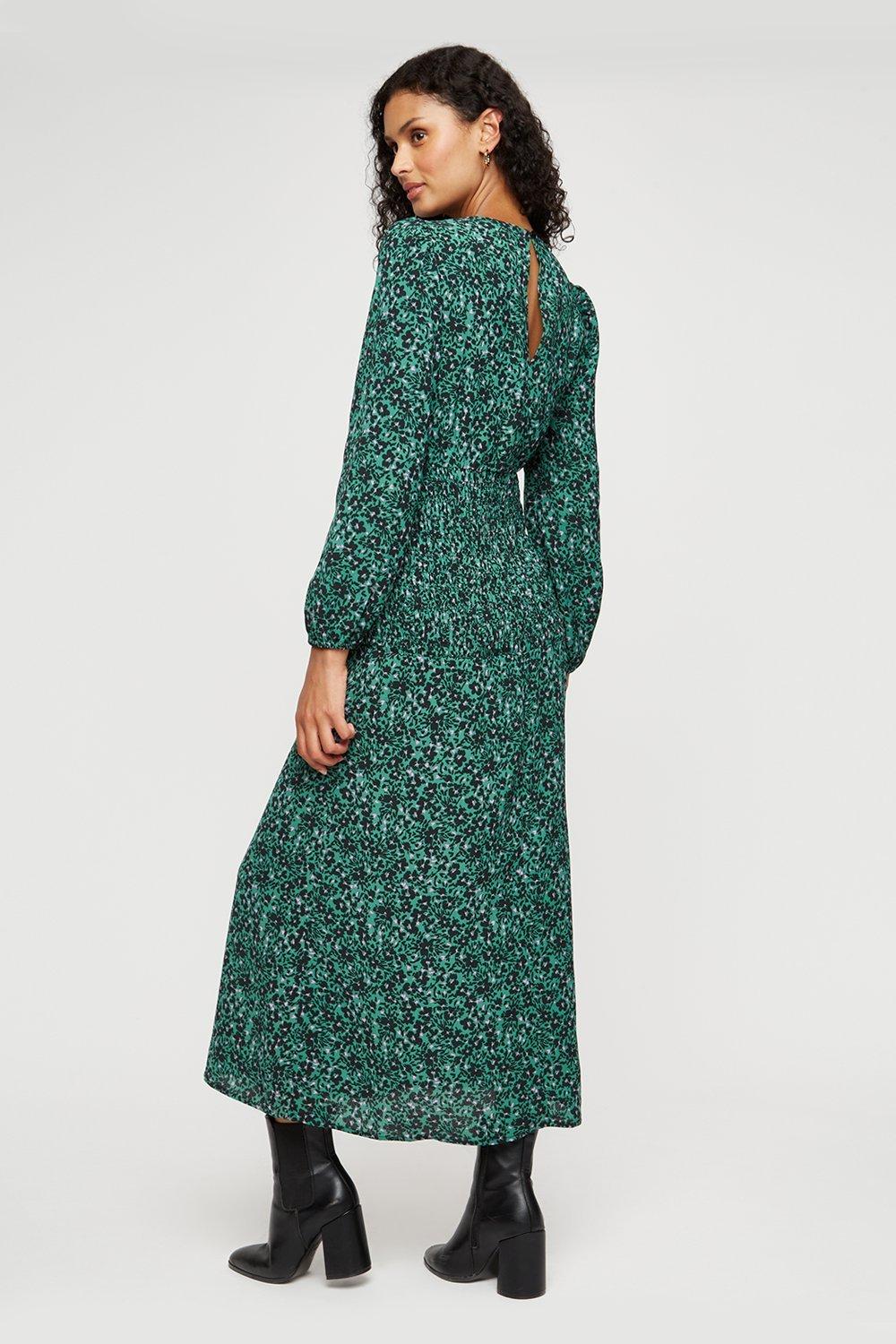 Dorothy perkins store green floral dress