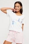 Dorothy Perkins Petite Duvet Day T-Shirt And Shorts Pyjama Set thumbnail 1