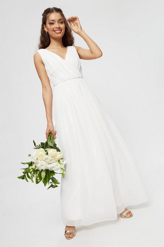 Dorothy Perkins Petite White Bridesmaid Dress 1