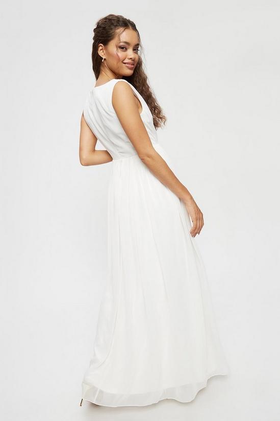 Dorothy Perkins Petite White Bridesmaid Dress 3